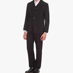 Calvin Klein black 3-Piece Formal Suit set teen boy size16